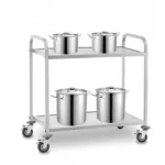 Square Tube Dining Cart-2 Layer - Image 3
