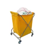 Folding X-type linen cart