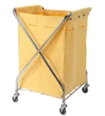 Folding X-type linen cart - Image 3